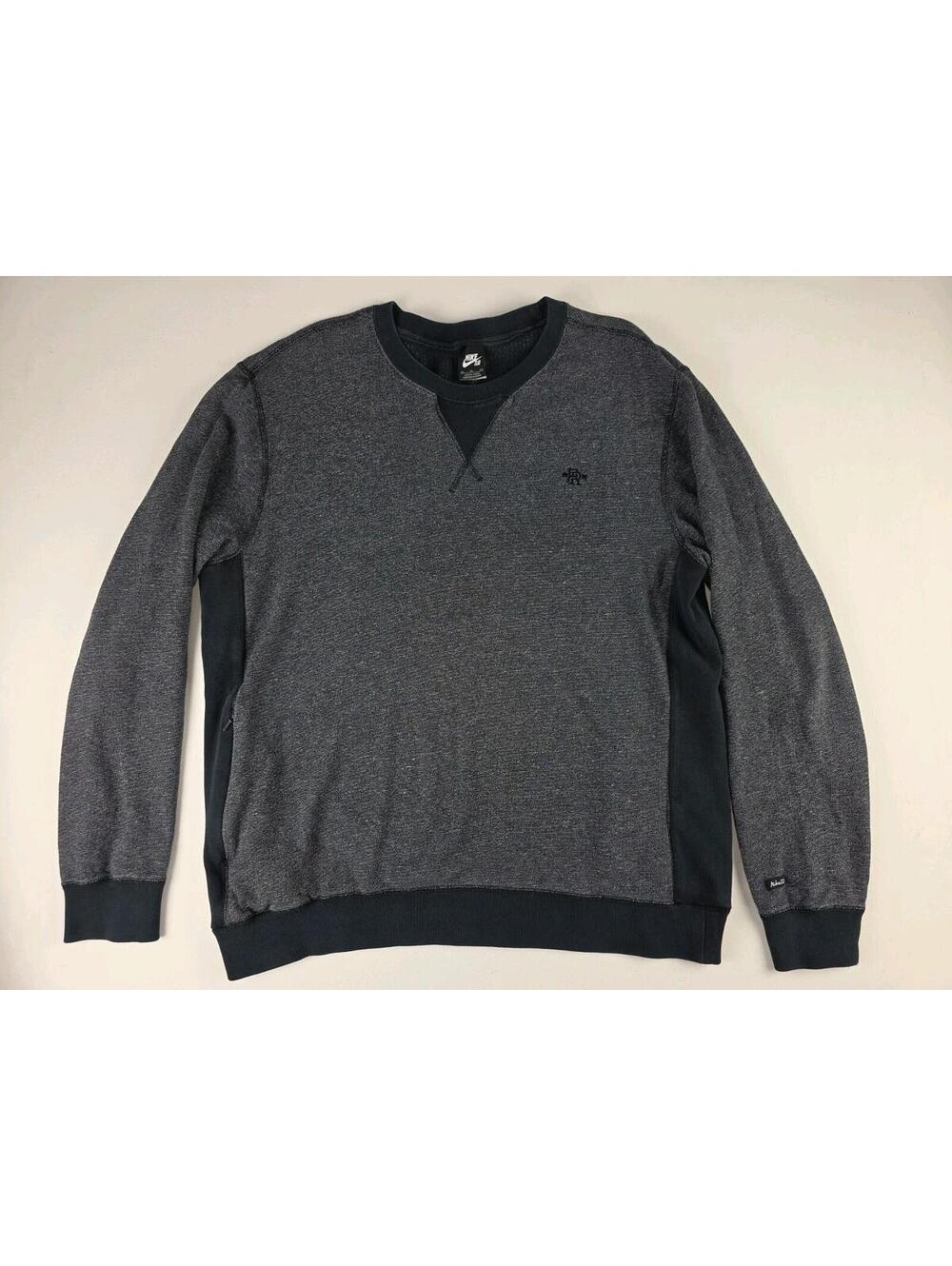 NIKE SB Sweatshirt PAUL RODRIGUEZ Black Skateboarding Sewn Logo Men's XL